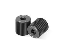 LANXIRE 1/4"-20 Female Screw Double Thread Adapter, Thread Adapter 1/4"-20 Conversion Mount Nut for Articulating Extension Arm, Camera Stands, Tripod Rigs Replacement (2 Packs)