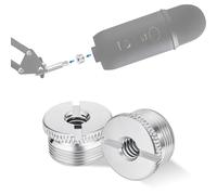 Lanxire 5/8" Male to 1/4" Female Mic Screw Adapter For Mic Microphone Stand (2Packs)-0349