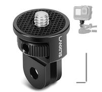 LANXIRE Action Camera Mount Adapter with 1/4" Screw, Aluminum Alloy Camera Tripod Adapter Compatible with GoPro Hero 13/12, Insta360 X4/X3, DJI Osmo Pocket 3, AKASO