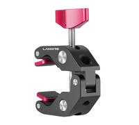 Lanxire Camera Mount Clamp Clip with 1/4" and 3/8" Threaded Holes - Super Crab Clamp for Cameras, Monitor, Umbrellas, Tripods, Hooks, Shelves, Plate Glass, Cross Bars, Tube Rods, Poles