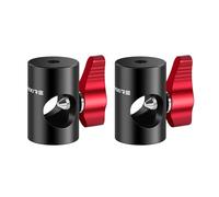 Lanxire Light Stand Mount Adapter with 1/4" Screw Hole, 16mm Rapid Adapter Converts Fits for Studio Monitor Stand, Camera Mount, Photo Studio Photography Light Stand - 2 Pack