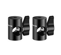 Lanxire Light Stand Mount Adapter with 1/4" Screw Hole, 16mm Rapid Adapter Converts Fits for Studio Monitor Stand, Camera Mount, Photo Studio Photography Light Stand - 2 Pack