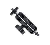Lanxire Mini Magic Arm with Dual Ball Head and 1/4'' Screw - Compatible with Super Clamp, Camera Cage, Monitor, and Microphone - Max Load 4.4lb/2kg