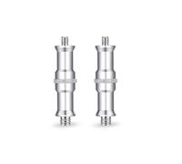 Lanxire Standard 1/4 to 3/8 inch Metal Male Convertor Threaded Screw Adapter Spigot Stud for Studio Light Stand, Hotshoe/Coldshoe Adapter, Ball Head, Wireless Flash Receiver, Trigger(2 Pieces) - 0344