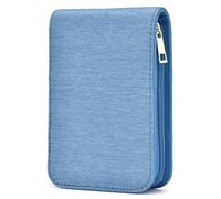 Lanxivi 12 Fountain Pen Case, Rollerball Pen Case Blue Color, Waterproof Canvas Pen Display Holder Organizer Bag