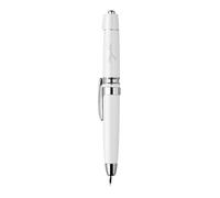 Lanxivi Majohn A3 Fountain Pen White Color, Retractable Extra Fine Nib, Press and Twist Style Pen with Converter Case Set