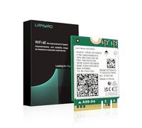 LANYAO WiFi 6E AX210 NGW Wireless Card M.2 2230/NGFF WiFi 6E Laptop Module with Bluetooth 5.3, 5400Mbps Tri-Band AX210 WiFi Chip Adapter, Ultra-Low Latency, Supports Windows 11/10 (64bit only)