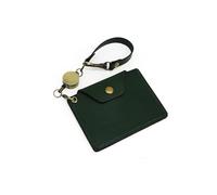 Lanyard Card Holder id Holder ID Badge Covers Office Work Genuine Leather Identity