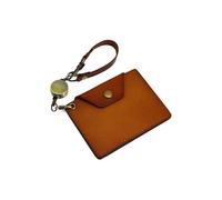 Lanyard Card Holder id Holder ID Badge Covers Office Work Genuine Leather Identity