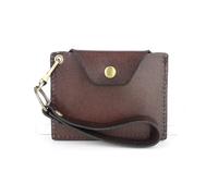 Lanyard Card Holder id Holder ID Badge Covers Office Work Genuine Leather Identity