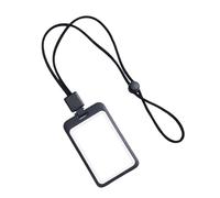 Lanyard Card Holder Set Identity Card Badge with Retractable Cord Holding 2 Cards for Office School Exhibition Badge