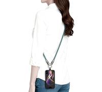 Lanyard Charging Cable-2-in-1 Wrist Crossbody Strap with Built-in 240W USB-C Fast Charging & Data Cable (1ft/4ft)-Durable Rope Phone Lanyard for iPhone 17/16/15 & Android (120cm)