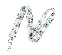 Lanyard Neck Strap, Cartoon Animal Lanyards with Safety Buckle, for ID Badge Holder, Keys, Work Permits, Mobile Phones (Color : Koala, Size : 45cm)