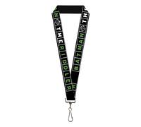 Lanyard The Batman Movie Crossword Puzzle Black White Green, Batman, 22" x 1"