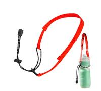 Lanyard Water Bottle Adjustable Portable Hand Strap Lightweight Carry Sling Holder Secure Grip Beverage Carrier Travel Hiking Cycling Gym Accessory Nylon Loop Attachment Quick Release Buckle O