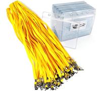 Lanyards with id Holder Name Badges 50 Pcs Horizontal Name Tag Badge Id Card and 50 Pcs Lanyard