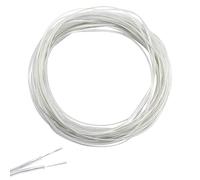 LanYing 15M 28AWG Max 12V Clear 2 Core Cable Flat Transparent Electrical Wire PVC Mains Electrical Cable Copper Wire for Small Appliances LED Solar Lights Wall Lamps