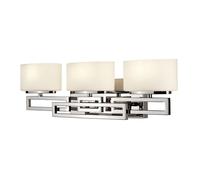 Luminosa Lighting Luminosa Lanza 3 Light Bathroom Over Mirror Wall Light Polished Chrome Ip44, G9