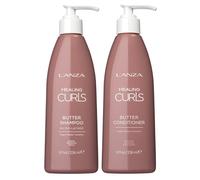 Lanza Healing Curls Butter Shampoo 236Ml & Healing Curls Butter Conditioner 236Ml Duo In Clear Clear One Size