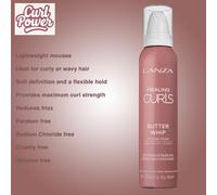 L'Anza Healing Curls Butter Whip Styling Foam 168ml