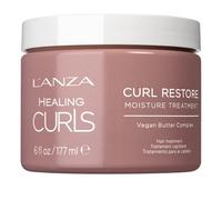 L'ANZA Healing Curls Curl Restore Moisture Treatment - Intensely Moisturising Leave-In Curl Defining Cream for Taming Frizz and Protection from Heat with Sulphate Free, Paraben Free Formula (177ml)