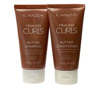 L'ANZA Healing Curls Butter Shampoo - Curly Hair Shampoo for a Creamy, Colour-Safe Cleanse and Refreshed Curls - Paraben and Sulphate Free Shampoo (236ml)