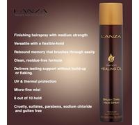 L'Anza Keratin Healing Oil Brush Thru Hair Spray 350ml Flexible Hold