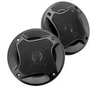 Lanzar 2 Way Coaxial Speakers - Standard 4" Full Range Sound 120 Watts Peak, 60 Watts RMS, 4 Ohms Impedance, 10 Oz Magnet Structure, Fits OEM Locations (Pair)
