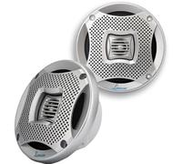 Lanzar AQ6CXS 400W 6.5 inch 2-Way Marine Speakers - Silver