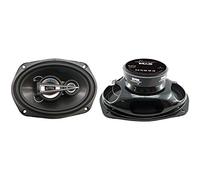 Lanzar Upgraded Standard 6” x 9” 3 Way Pair of Triaxial Speakers - Powerful 600 Watts and 4 Ohms 2.5” Polymer Cone Midrange 1” Tweeter 40 - 22 kHz Frequency Response and 36 Oz Magnet Structure - MX693