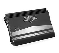 Lanzar VCT4110 4-Channel High Power MOSFET Amplifier - Slim 2000 Watt Bridgeable Mono Stereo 4 Channel Car Audio Amplifier w/Crossover Frequency,Black, White