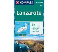 Lanzarote WK 241: 3-in-1 hiking map with activity guide and detailed maps