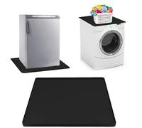 LANZLC Fridge Mat, 60 x 60 cm, Silicone Fridge Mats with Raised Edge, Floor Mat, Fridge Drip Tray, Reusable Floor Protection, Freezer Mat for Fridge, Washing Machine, Wine Cabinet