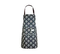 Lanzn PVC Apron - Waterproof Vinyl Cooking Apron with Pockets, Wipe Clean, Navy, Adult Dishwashing