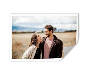 LANZOL Custom Canvas Prints with Your Photos Unframed Canvas Customized Wall Art Personalized Canvas Pictures for Wedding, Family, Baby, Pets, Home Office Decor 30x30 cm