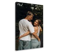 LANZOL Personalised Canvas Photo Prints, Your Photos on Canvas Unframed, Perfect for Home Pictures Decor, Gifts for Women 60x60cm
