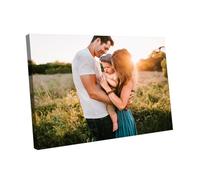 LANZOL Personalized Canvas Print Photo Pictures DIY Frame for Custom Birthday Gifts Wall Art Home Decor Gifts Keepsakes Holiday Memory - 75x50cm Horizontal