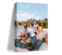 LANZOL Personalized Canvas Print Photo Pictures No Frame for Custom Birthday Gifts Wall Art Home Decor Gifts Keepsakes Holiday Memory (40x60cm)