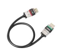 LANZYKU Locking HDMI Cable for Camera Monitor, Self-Locking HDMI 2.0 Cord 4K60Hz, Secure HDMI Connection No Cage Needed, Compatible with DSLR, SmallHD, Atomos, Video Rig-0.5M/1.6FT