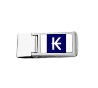 Lao Currency Symbol Kip LAK Slim Money Clip Stainless Holder Pocket Wallet