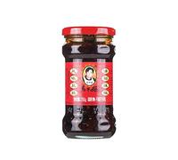 LAO GAN MA Chili Black Sauce Flavored Cardamom Oil Chili Cardamom Sauce Spicy Sauce Bean Paste (3 Bottles)