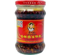 Lao Gan Ma Crispy Chilli in Oil 210g (Pack of 3) | Spicy Chilli Oil Sauce | Crunchy Chilli Crisp | Authentic Chinese Condiment | Perfect for Noodles, Rice & Stir Fry | Ready to Eat