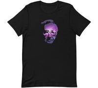 LAO-WANG Trendy T-Shirt Noam Chomsky Galaxy Portrait Custom Design Graphic hirt Mens Black XXL