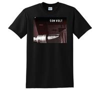 LAO-WANG Trendy T-Shirt Son Volt Trace Vinyl Cd Cover Black XXL