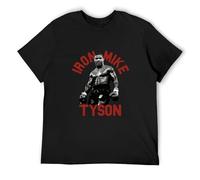 LAO-ZHANG Raygun Hsjw Mike Tyson Men's Iron Tyson T-Shirt L Black