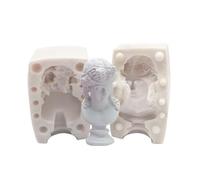 Laocoon Bust Statue Shape 3D Venus Goddess Candle Shape, Candle Shape Bust Statue, 3D Sexy Female Body Shaped Candle Mould, Handmade DIY Soap Plaster Making Supplies Home Crafts Decoration