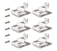 Laofudech N268241 Belt Clips for Dewalt, 6pcs 304 Stainless Steel Drill Belt Hook Kit with Screws for Dewalt N086039 N268241 Fit for 20V Power Tools, for DCD980L2 DCD985L2 DCD980 DCD985