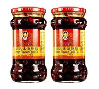 Laoganma Chicken Flavour Chilli Oil 280g (Pack of 2)