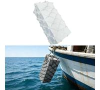 Laohucai Large Boat Fenders for 15-80ft Boats, EVA Solid Dock Bumper | With Heavy Duty Nylon Rope Mesh, Marine Fender for Yacht Fender, Cabin Cruiser, Sailboat, Fishing Boat
