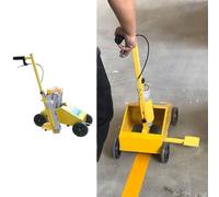 Laohucai Parking Lot Striping Machine, Striping Machine Walk-behind Paint Striping Machine, Detachable Large Capacity Strip Line Marking Cart Inverted for Fast Accurate Marking